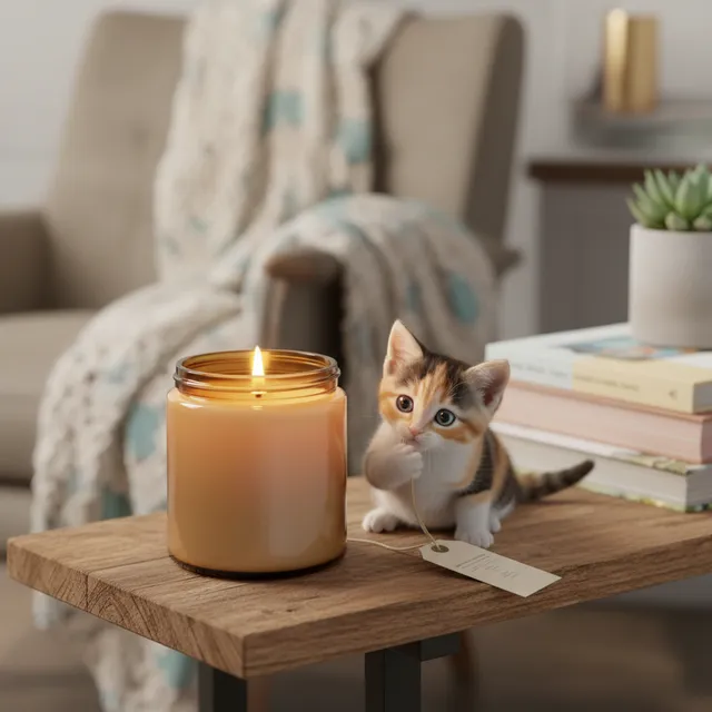 Warm & Playful ad for Ember Soy Candle