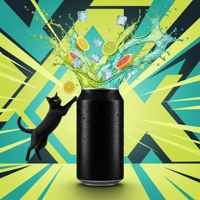 Bold & Vibrant ad for Volt Citrus Energy