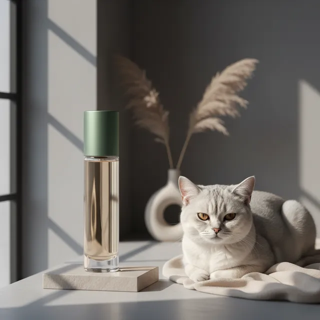 Muted & Editorial ad for Maison Vert Neroli EDP