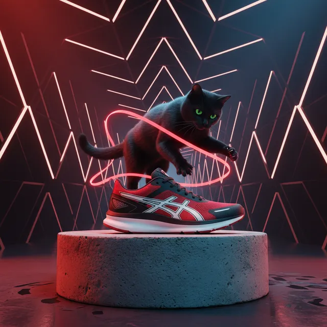 Bold & Vibrant ad for Strider Pro Runner